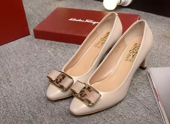 Ferragamo Shallow mouth kitten heel Shoes Women--023